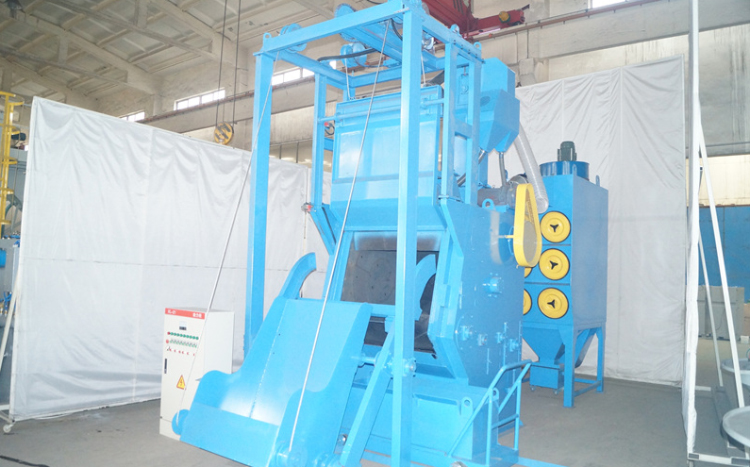 Q3210 Tumble Blast Machine Finished Acceptance at Wuxi