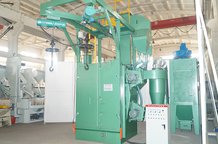 hanger shot blasting machine